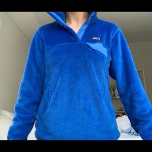 royal blue Patagonia fleece
